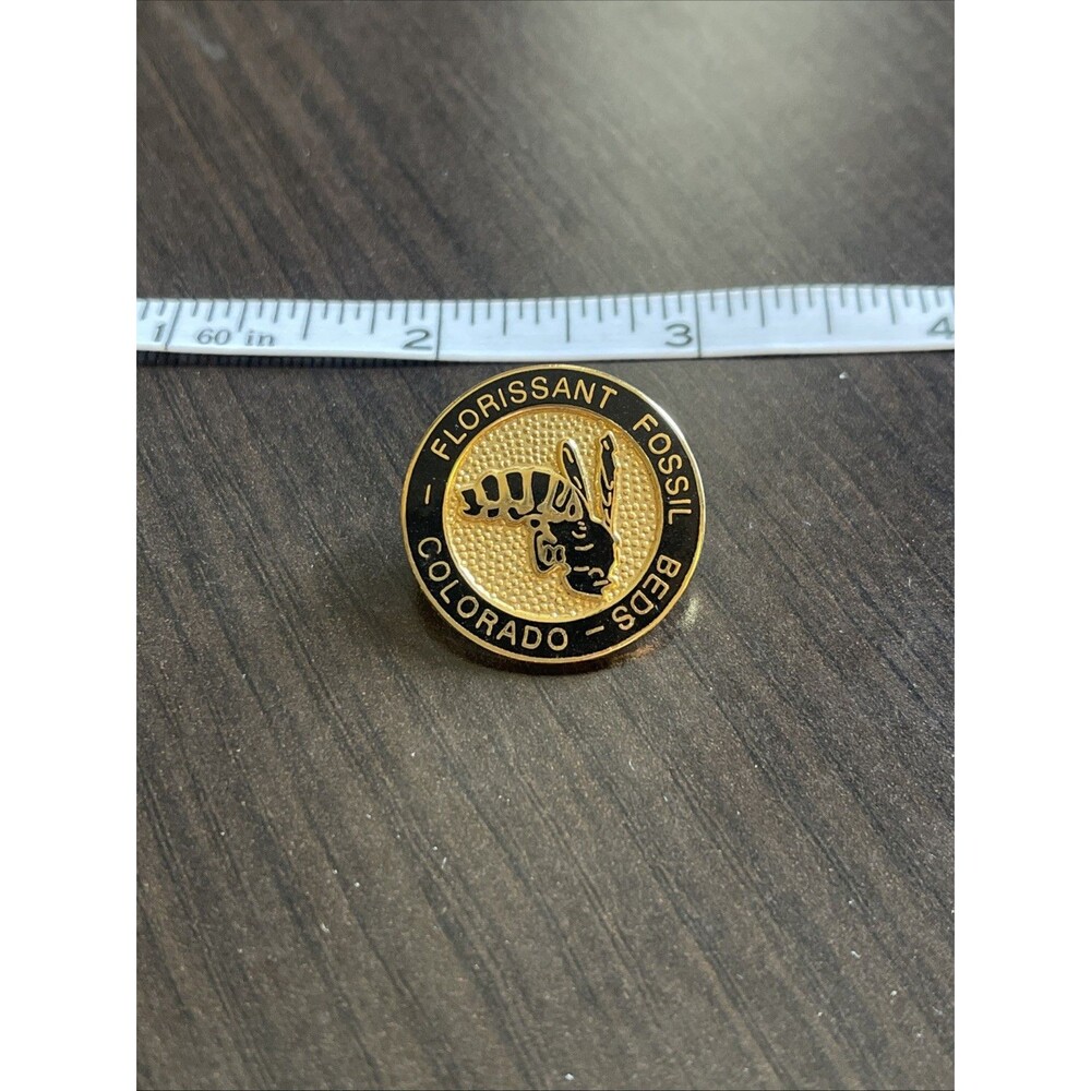 Florissant Fossil Beds Colorado Travel Souvenir Lapel Pin